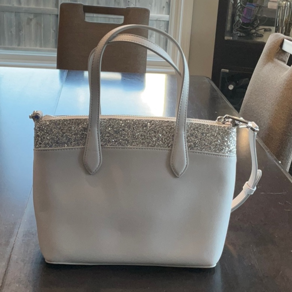 Very light silver Kate Spade bag